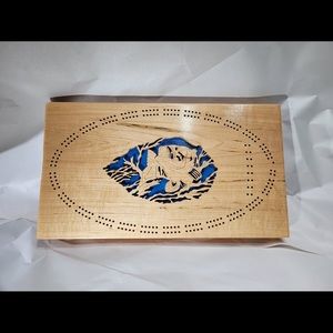 Handcrafted in Maine 3 Dimensional Cribbage Board